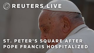 LIVE: Pope Francis is hospitalized in Rome, Italy