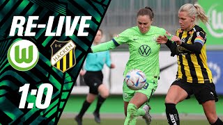 LIVE 🔴 VfL Wolfsburg vs. BK Häcken | Frauen-Testspiel