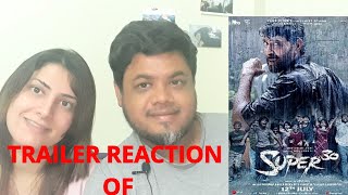 #Super30Trailer Super 30 | Official Trailer Reaction | Hrithik Roshan | Vikas Bahl | July 12