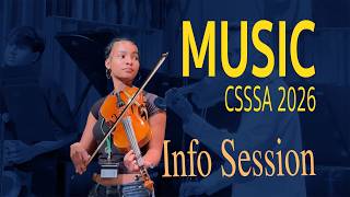 CSSSA Music Webinar 2026