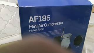 HSENG (HAO SENG) AF186 MINI AIR SILENT COMPRESSOR TEST RUN