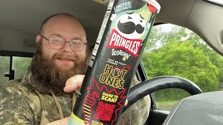 Nerdy Hillbilly tries Scorchin’ Hot One’s Pringles