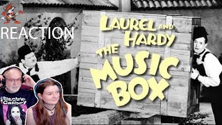Laurel & Hardy - 𝐓𝐡𝐞 𝐌𝐮𝐬𝐢𝐜 𝐁𝐨𝐱 | 1932 (Dad&DaughterReaction)