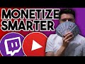 5 Ways To ACTUALLY Monetize Your Content OFF Your Twitch STREAM! - Diversify Your Content Income!