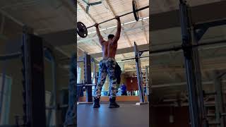 135lbs//61kg Strict Overhead Press for 10 reps #viral