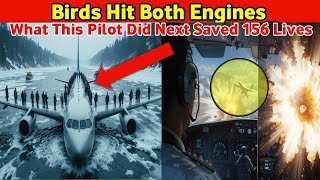 “Birds Hit Both Engines… What This Pilot Did Next Saved 156 Lives ✈️💔”