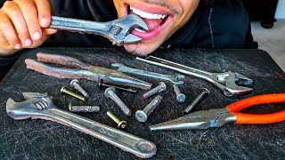 ASMR EDIBLE TOOLS JERRY REAL MOUTH EATING SOUNDS NO TALKING *CHOCOLATE FOOD TOOL