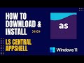 How to Download and Install LS Central AppShell For Windows