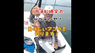 瀬戸内 【遊漁船 勝栄丸】一つテンヤで旬のおいしいアコウ！キジハタ釣行！