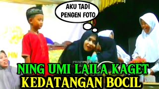 Ning Umi Laila Kaget Bocil Naik Panggung Minta Foto