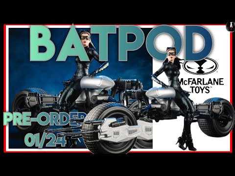 McFarlane Toys DC Multiverse CATWOMAN & BATPOD The Dark Knight Rises ...