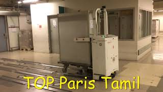 வைத்தியசாலையில் தானியங்கி  ரோபோ இயந்திரம்/Robot machine at Hospital France 🇫🇷