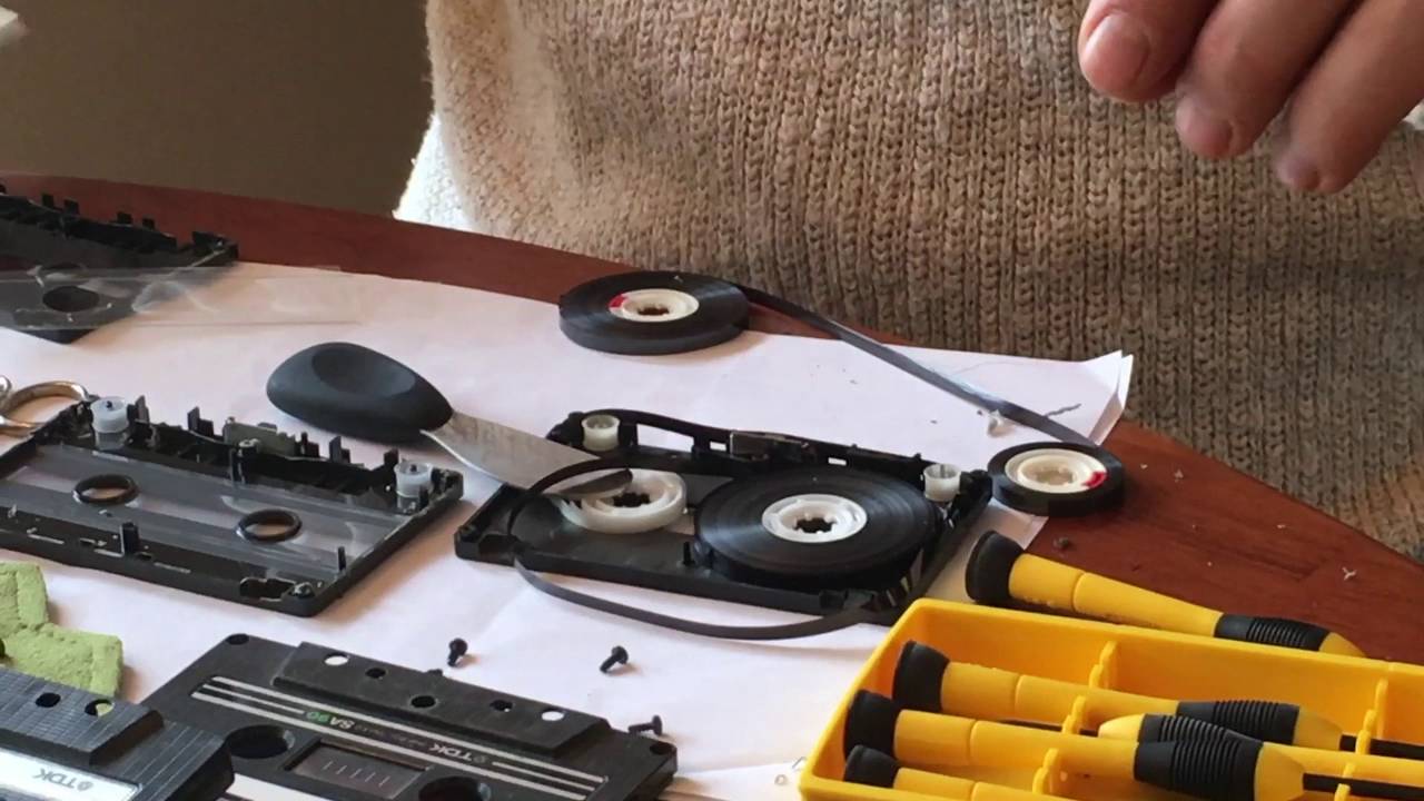 Audio Cassette Tape Repair - "How To..." - YouTube