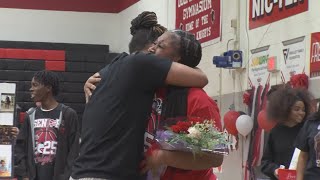 Auburn Lady Knights defeat Harlem on an emotional Senior Night