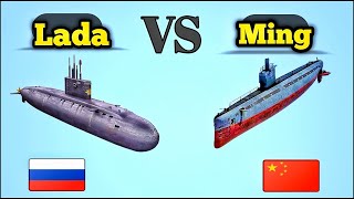 Russian Lada Class VS Chinese Ming Class Submarine - Navy