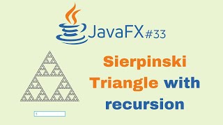 JavaFX and Scene Builder Course - IntelliJ #33: Sierpinski Triangle