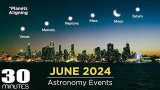 Don't Miss These Space Events in June  | Planet Parade | Lunar Occultation of Saturn