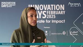 #InnovationDays2025 with Rusha Al Rawaf