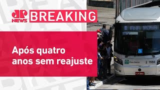 Passagem de ônibus sobe para R$ 5 em SP | BREAKING NEWS