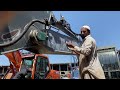 Volvo Excavator Painting  Painting Renovation Of Excavator  Painting Process Of Excavator Chassis