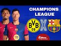 BORUSSIA DORTMUND X BARCELONA AO VIVO CHAMPIONS LEAGUE DIRETO DO ESTÁDIO | RODADA 6 - NARRAÇÃO