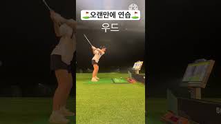 251 번째바뀐스윙 / 골린이 오랜만 연습영상 ⛳️#아이언#우드#드라이버 #golf #golfswing #골프 #골프스윙 #골프연습 #골린이 #포틴골프 #포틴골프서포터즈