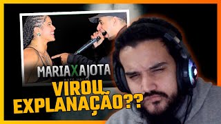 REACT | (VIROU EXPLANAÇÃO 😂😂🔥) MARIA X AJOTA | SEMI FINAL | BATE VOLTA | 98° | Batalha Da Linear