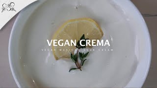 Best Vegan Sour Cream (easy recipe) - Crema Vegana Mexicana