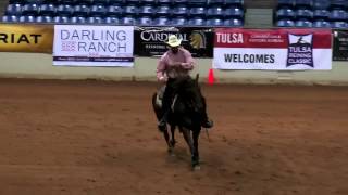 Ms Smart Spook ridden by Richard Pokluda - 2014 Tulsa Reining Classic (AQHA)