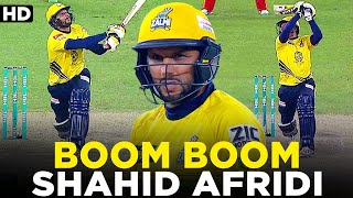 Fighting Batting By Boom Boom Shahid Afridi Against Islamabad United | HBL PSL | MB2A