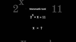 Günün matematik testi