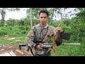 Berburu burung ruak ruak yang dapat burung merah ini...