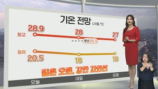 [생활날씨] 내일 전국 맑고 낮더위…강한 자외선 유의 / 연합뉴스TV (YonhapnewsTV)