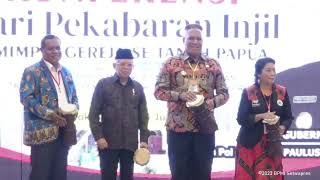 Konferensi Hari Pekabaran Injil di Papua di buka secara Resmi Oleh Wakil Presiden Indonesia #papua