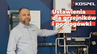 Krzywa grzania i histereza - ustawienia kotła elektrycznego Kospel