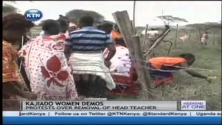 Women storm school in Kajiado west protesting for removal of the school's headteacher