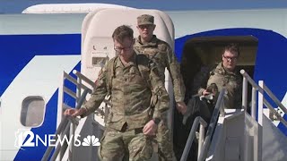 Soldiers from New York land in Arizona