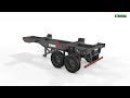 Stronga PortLoada Skeleton Trailer - ISO Port & Rail Applications