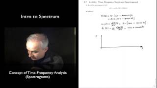 DSP Topic 2: Intro to Time-Frequency Analysis - Spectrogram