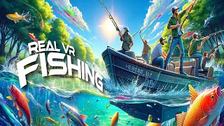 Richtig Angeln lernen - (Erstes Kennenlernen ) - Real VR Fishing - {VR} - [4K]