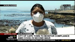 City of Cape Town monitors compliance at its beaches amid COVID-19 resurgence