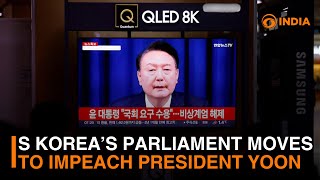 South Korean parliament to vote on impeaching President Yoon & other updates | DD India Live