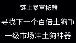 一级市场冲土狗神器，Dexx全链一级交易所教程 一键式平台DEXX！链上工具终极指南，新人打狗赚钱必备，通过使用Dexx寻找下一个百倍土狗币。