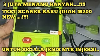 TES CARA PENGGUNAAN SCANER JDIAG M200 NEW❗alat bantu analisa mtr injeksi