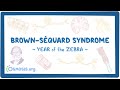 Brown-Séquard syndrome (Year of the Zebra)