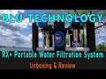 Portable RV Water Filtration System Review - Blu Technology RX+ - 12v Pump - 0.2 Micro Filters