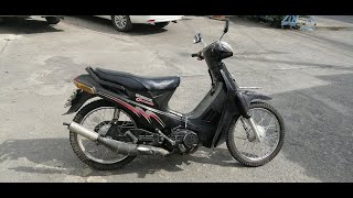 Suzuki Crystal 110cc motorbike 2 stroke 1995 (2538), refurbished engine, new and repaired parts