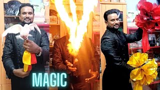 MAGIC ☆ Fire To Cane ☆ Cane to Flower ☆ By MAGICIAN Senthil | Mohans Magic Shop | Learn Magic trick