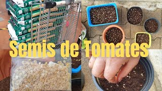 ACHAT DE 12 SACS DE TERREAU ET SEMIS DE TOMATES 🍅