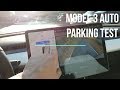 Model 3 Auto Parking Real World Test